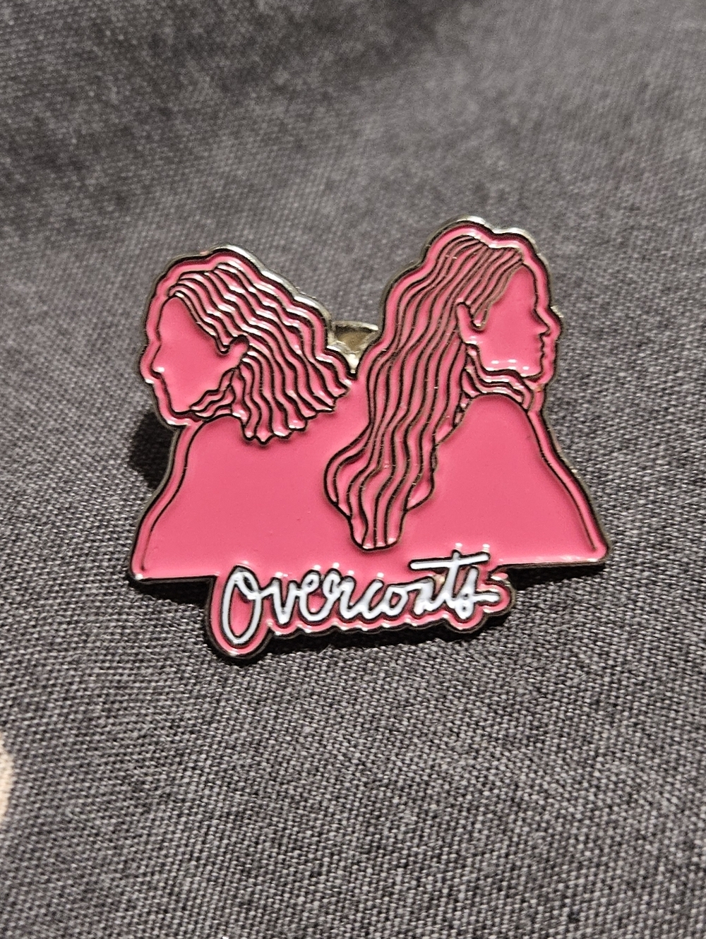 Pink Enamel Duo Pin